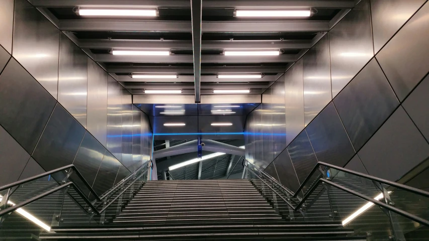 this is a stairway leading to the second floor