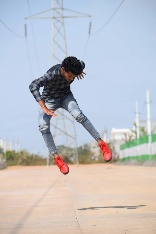 a skateboarder in air doing a trick