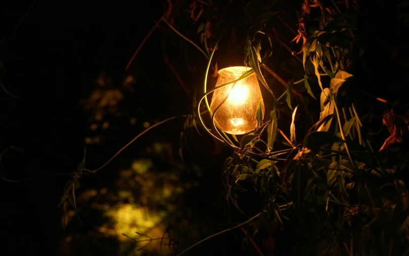 a closeup po of the candle light in the night