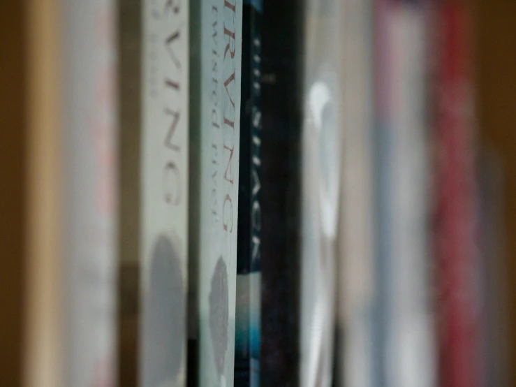 a close up image of several books with asian writing