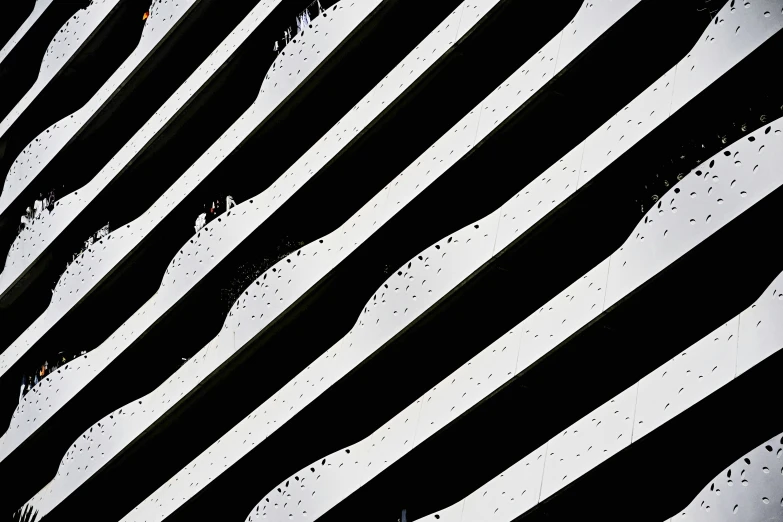 the design of a ze's stripes is black and white
