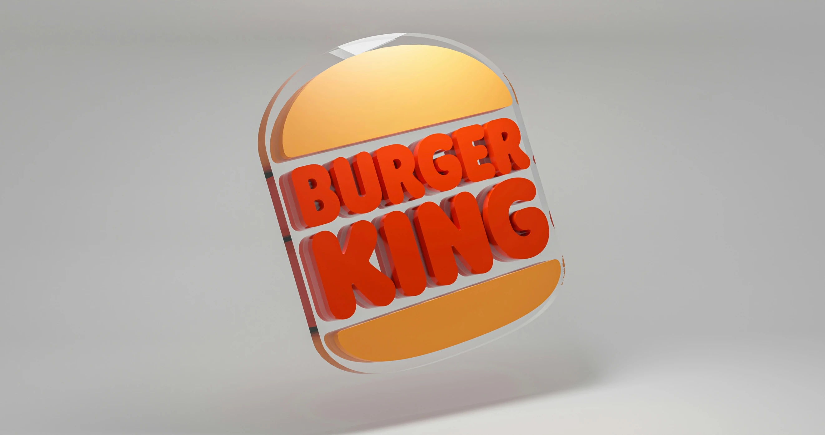 an orange burger king sign is shown in the background