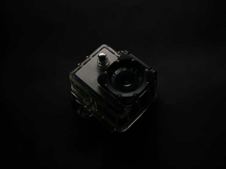 the small digital camera has a tripod