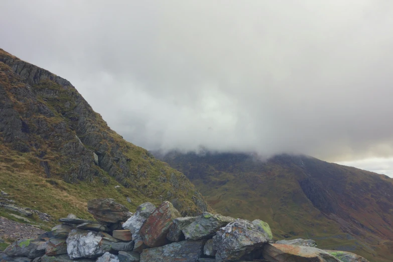 the rocks below are very small and very thick