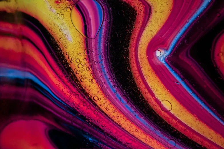 a liquid painting that is very colorful and interesting