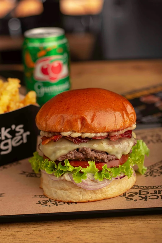 a sandwich and some french fries on a table