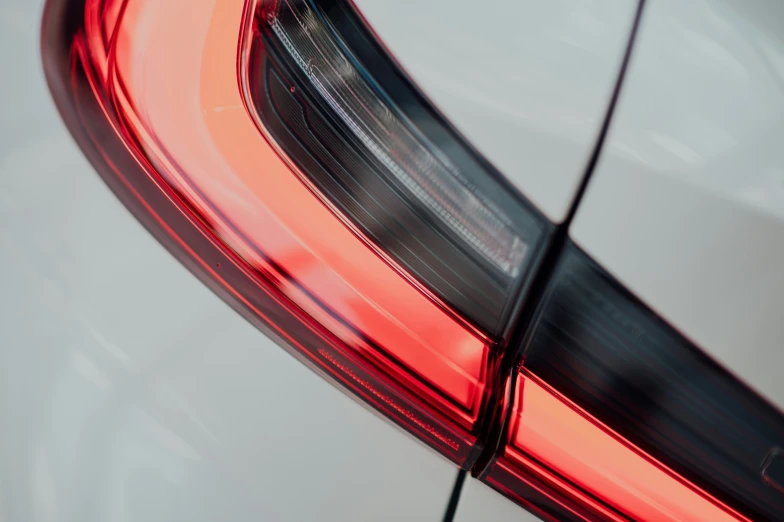 the tail light of a new york city car