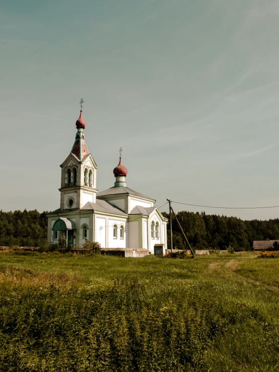 a church in the middle of nowhere in the country