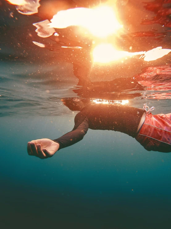 a close up of a person in the water