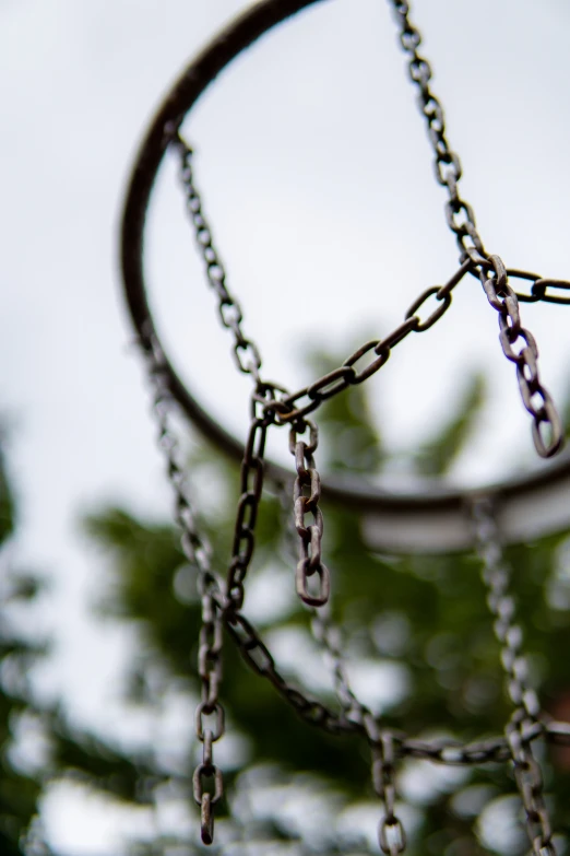 this is a closeup of a basketball hoop