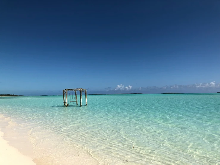 a beach that has water in it