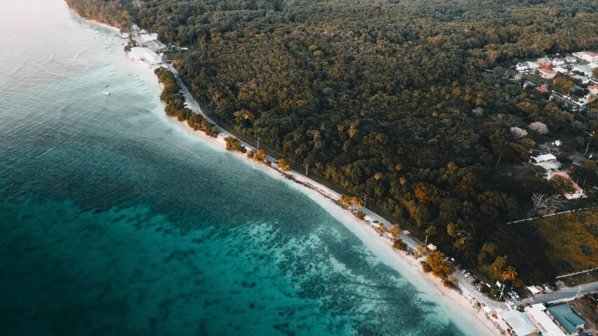 an aerial s of the resort with clear water