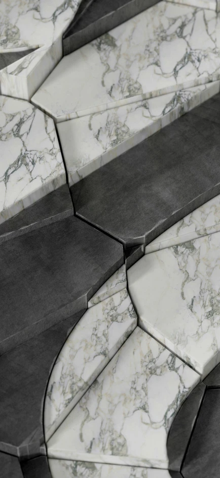 a picture of marble inlays arranged on the floor