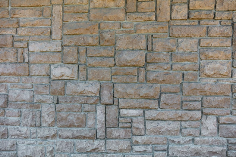 the gray bricks on this wall are almost visible