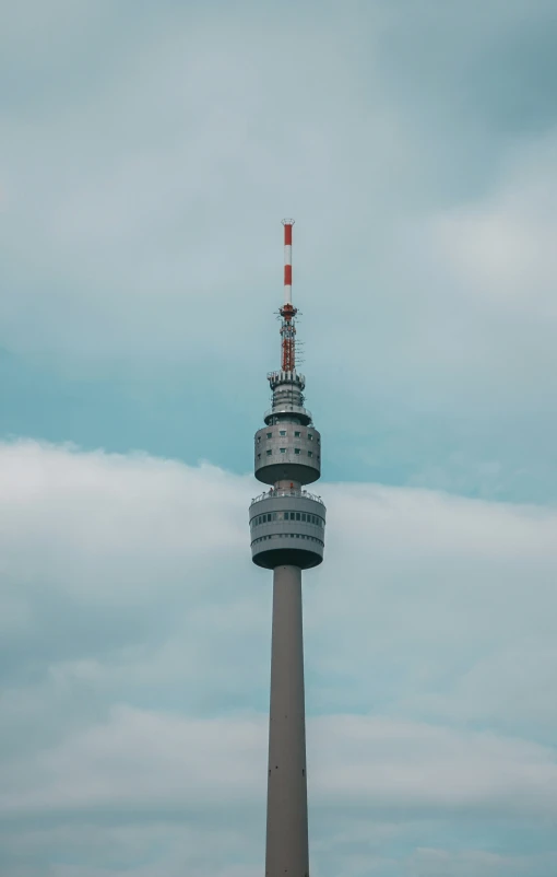 an object sitting on top of a tall tower