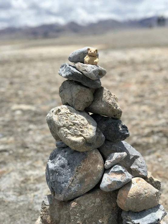 some very big rocks on the ground