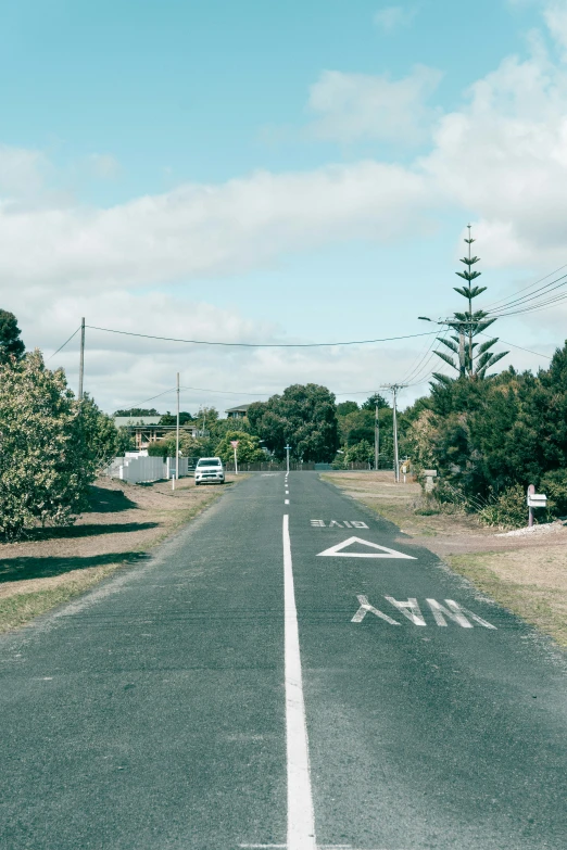 the road is empty and it is not clear