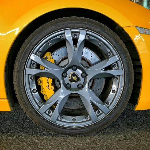 close up of wheels of a sports car