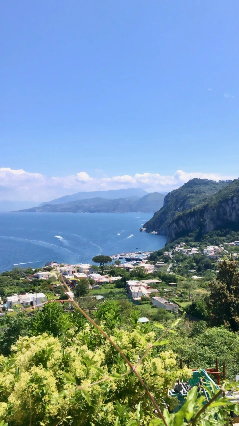 a view of an area next to the ocean