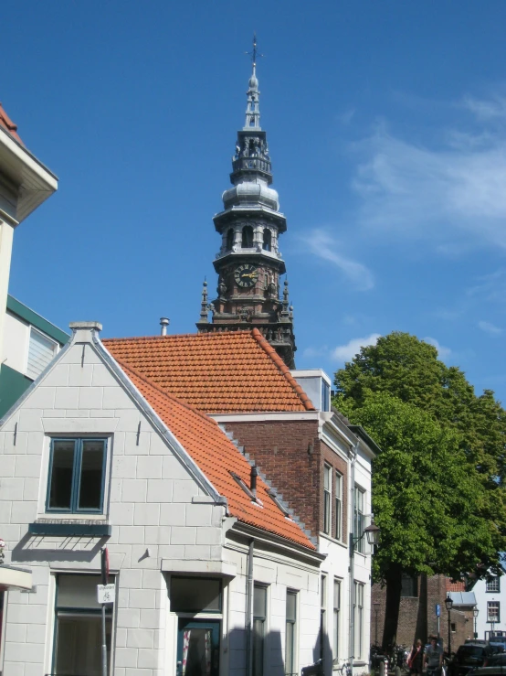 a tall building with a clock on top