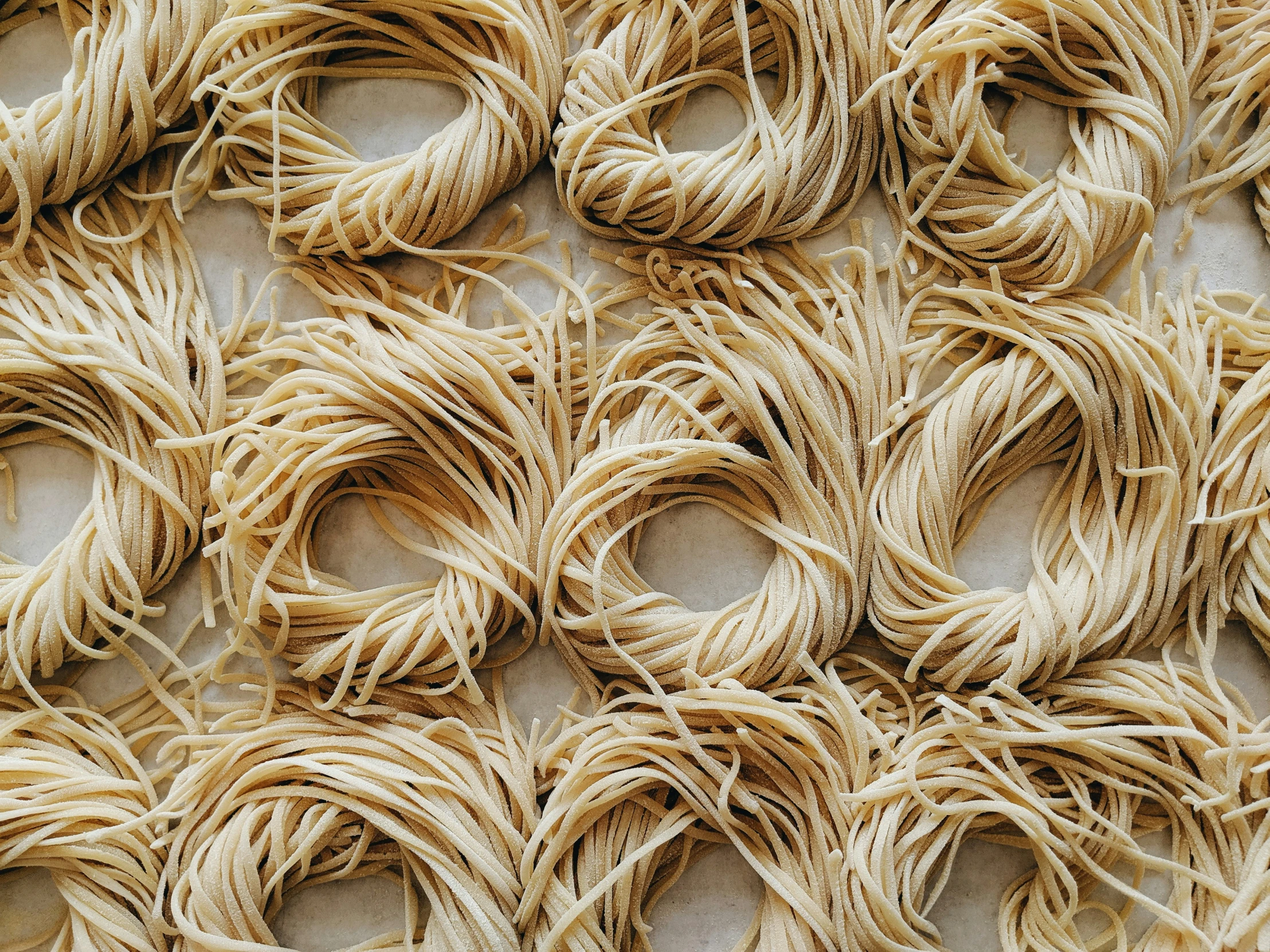 multiple pieces of natural pasta on the counter