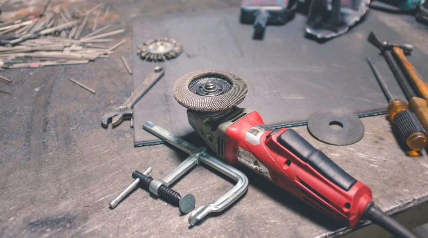 a variety of tools are sitting on the table