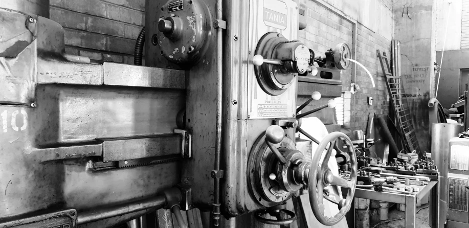 a view of a machine room looking inside