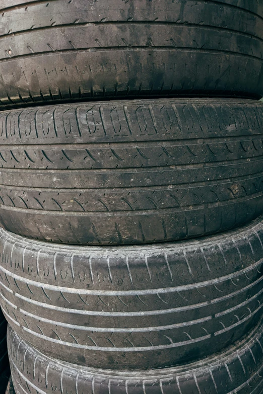 tires piled up on top of each other