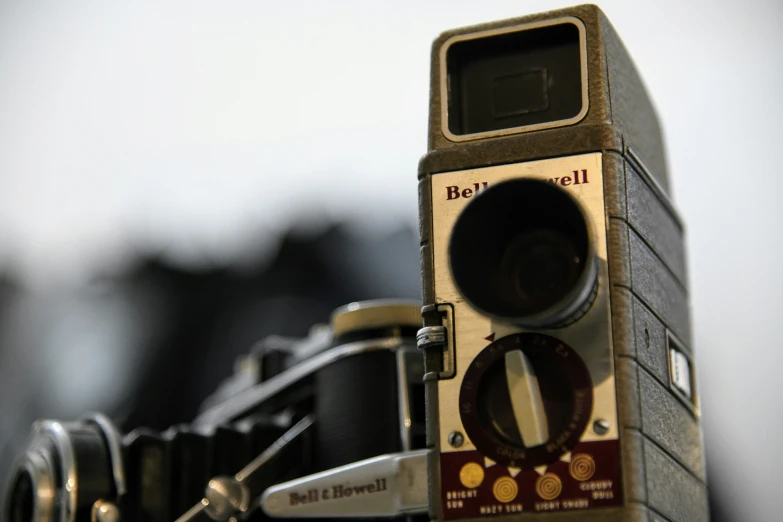 closeup view of a old fashion stereo