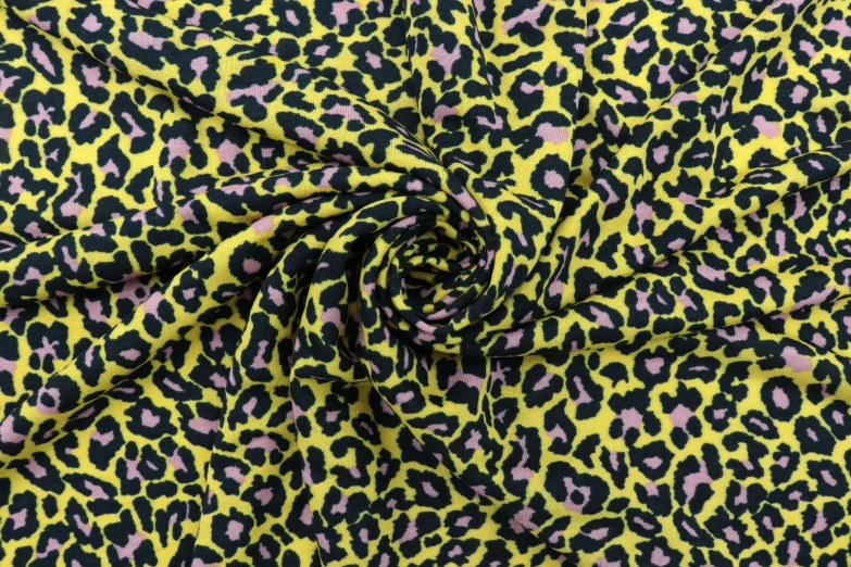 an animal print scarf is shown in color