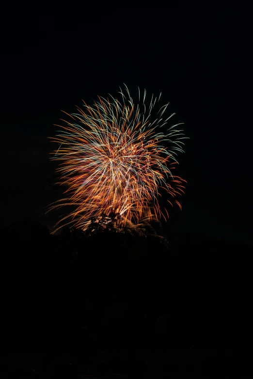 a group of fireworks exploding in the sky