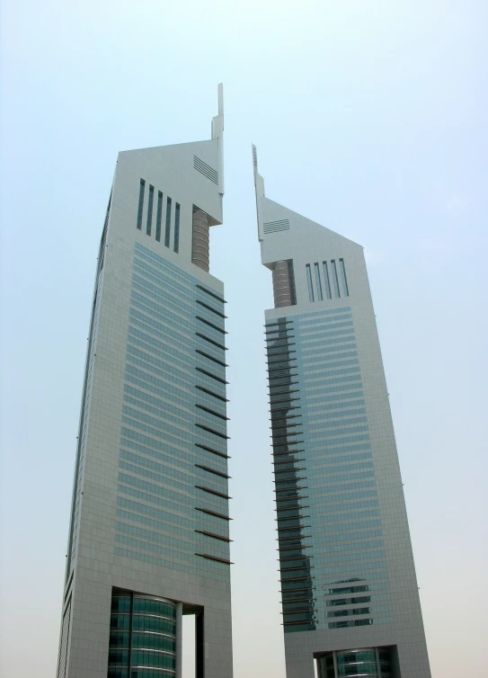 a couple of buildings that are sitting side by side