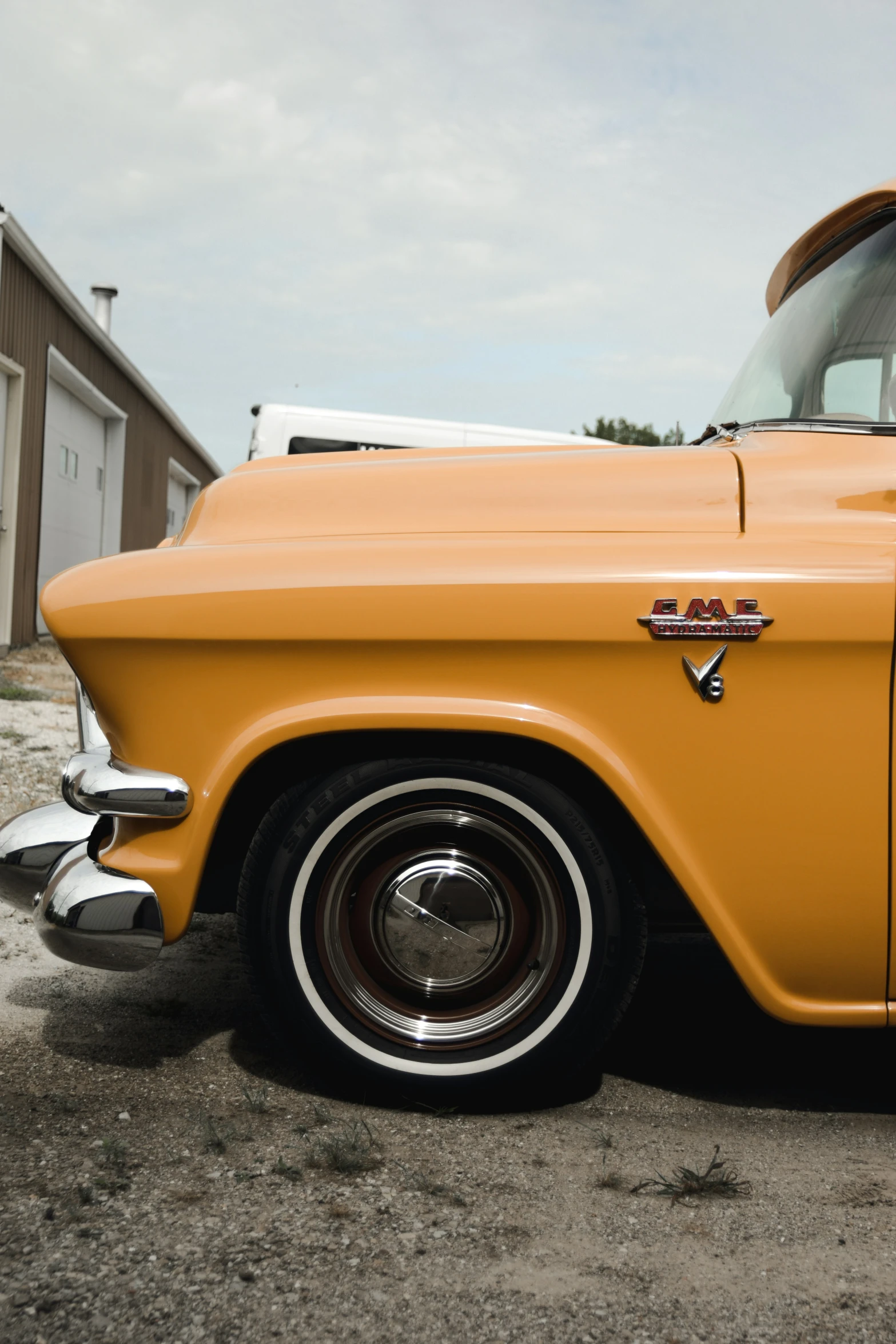 this is an old school car, possibly it's the cab of a bus