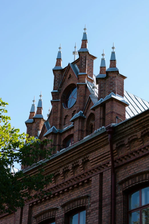 a large building with clocks on its face