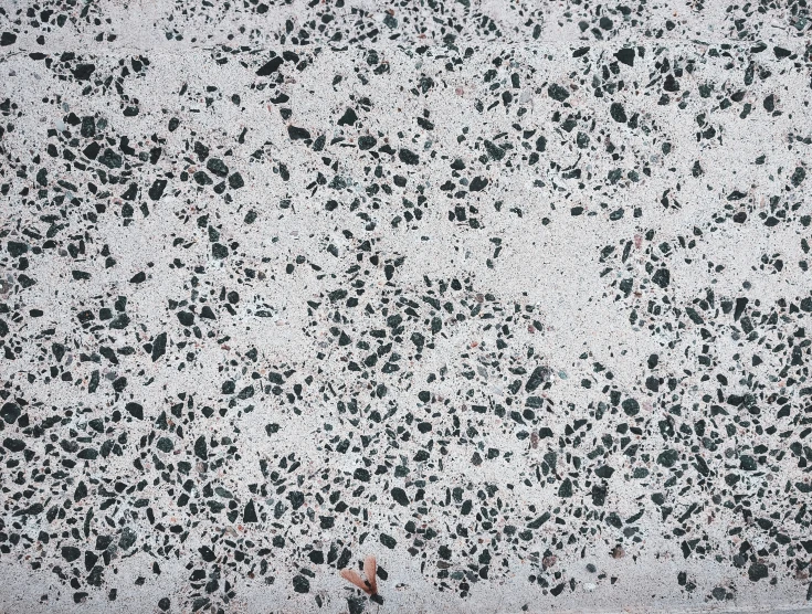 many bubbles and holes are on the ground
