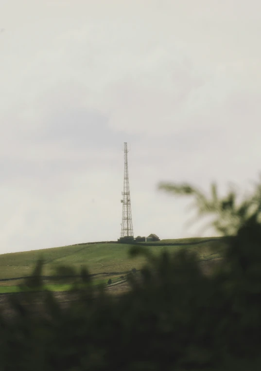 a cell tower in the middle of nowhere