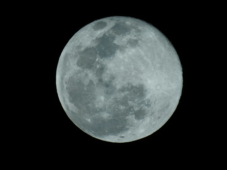 the full moon taken from the far side of the moon