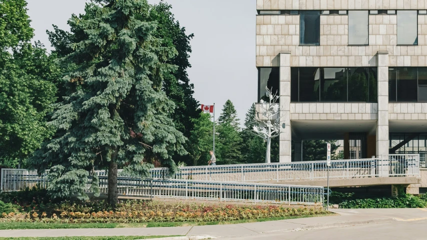 a view of a building from the other side