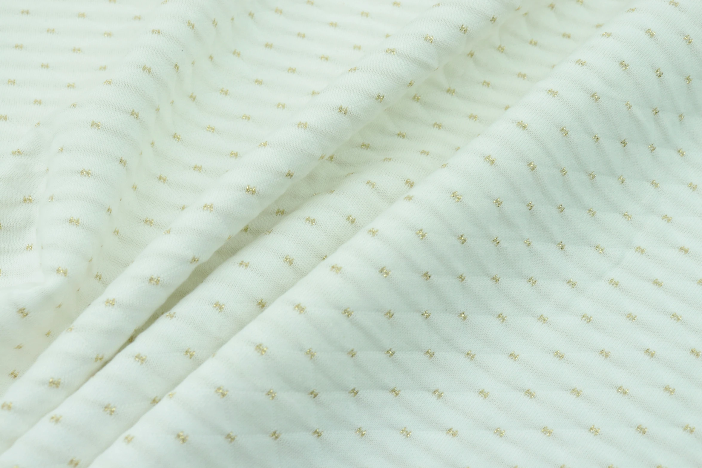 this is an image of white printed fabric