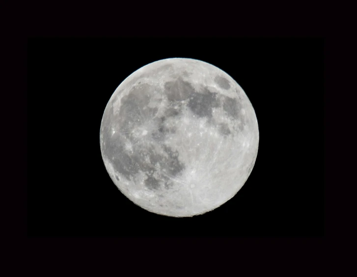 a full moon on a black night sky