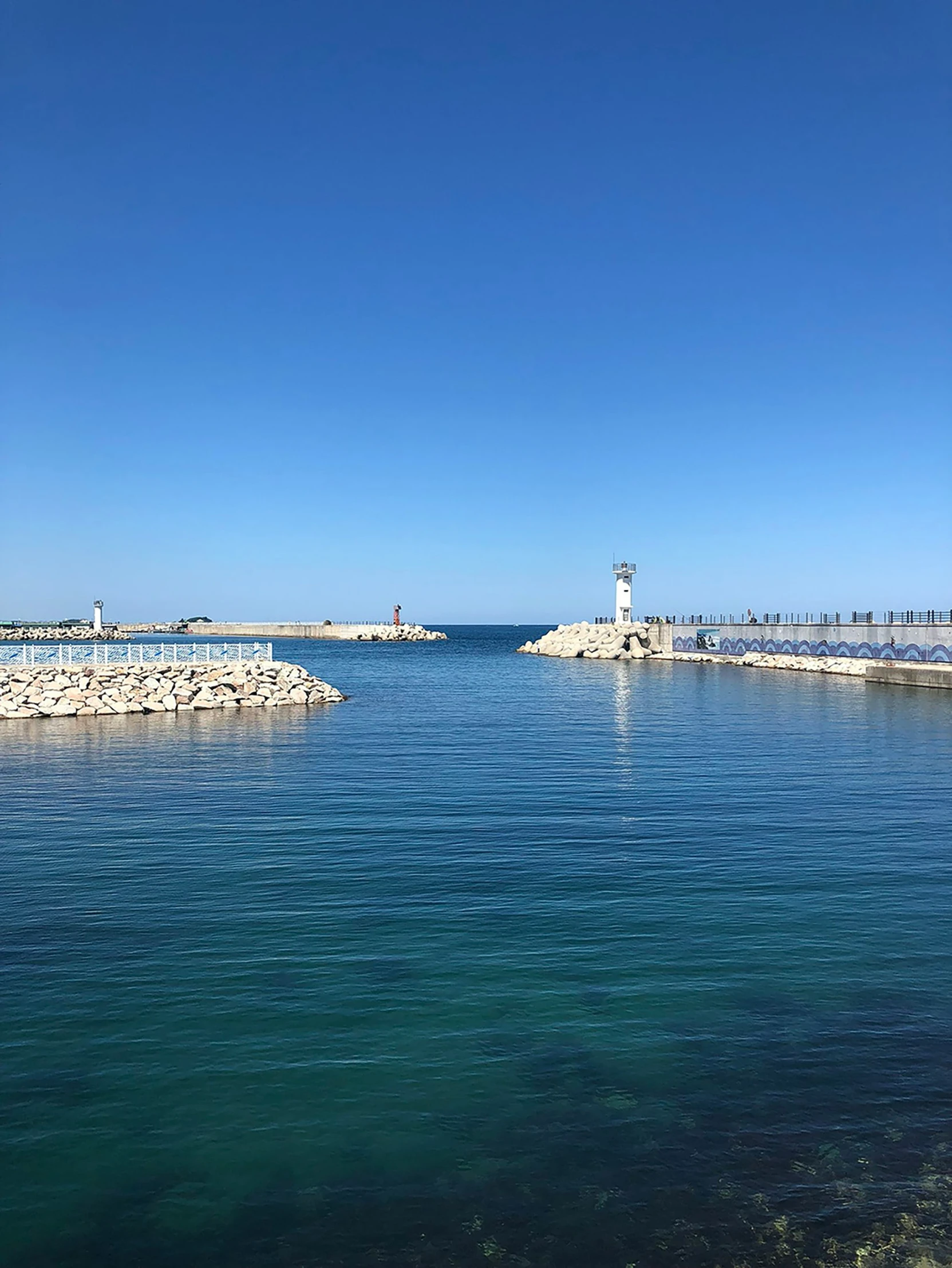 a river that has a light house in it