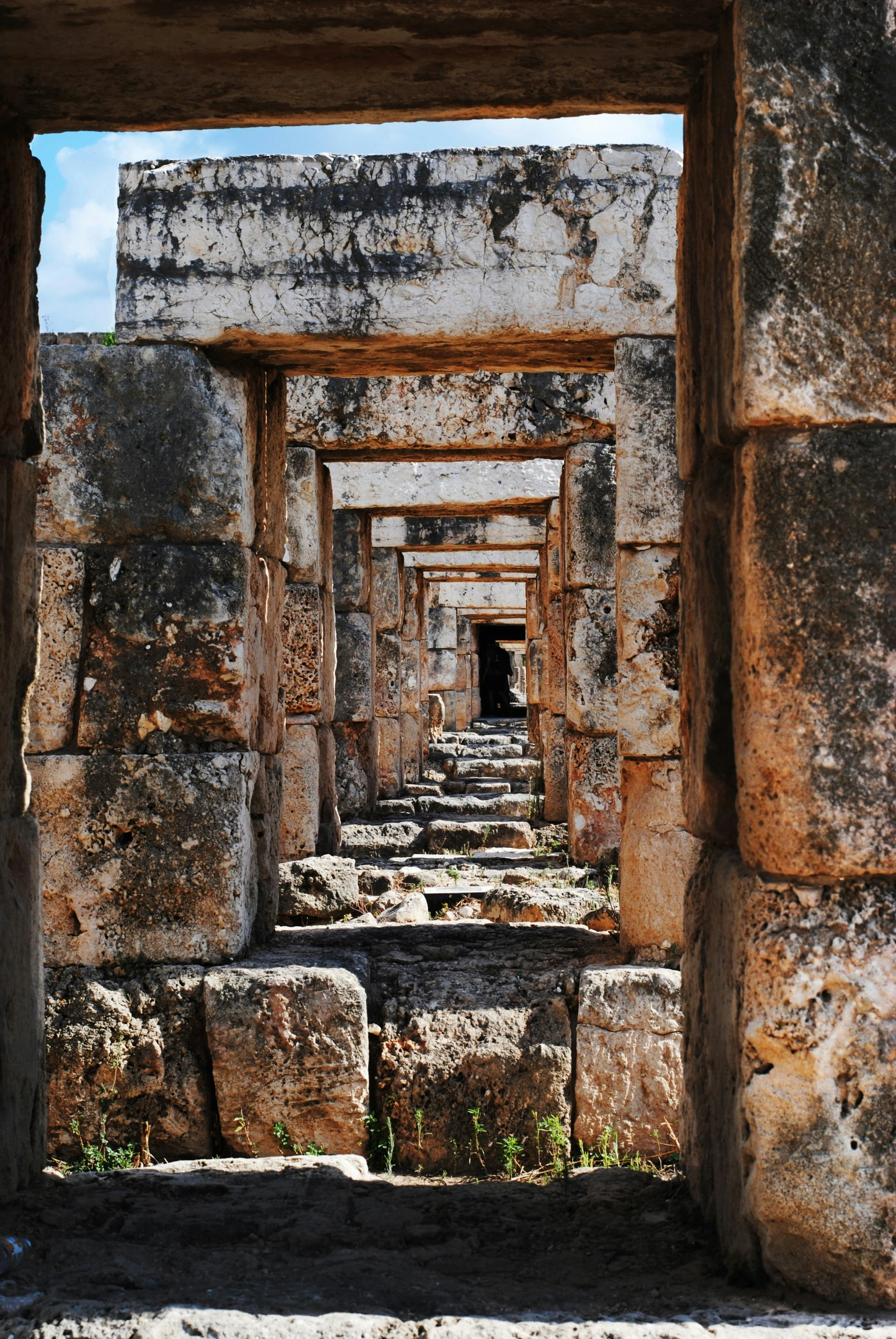 this is a view of an old roman temple