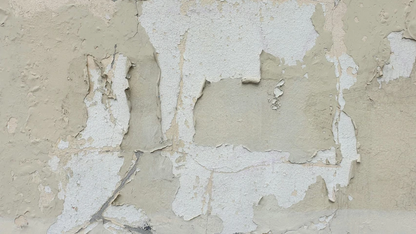 old peeling paint on the wall showing signs of age