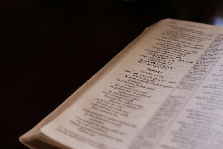 a book containing the names of the different bibles