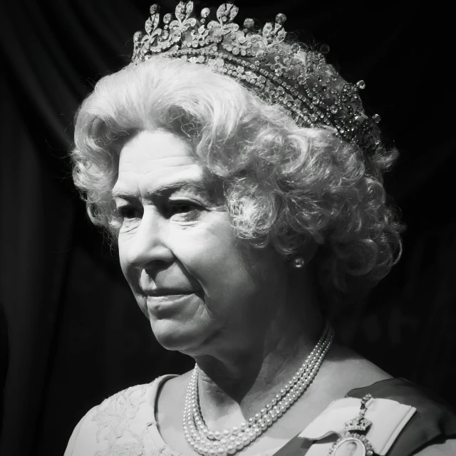 queen elizabeth of england looks on during the coronation