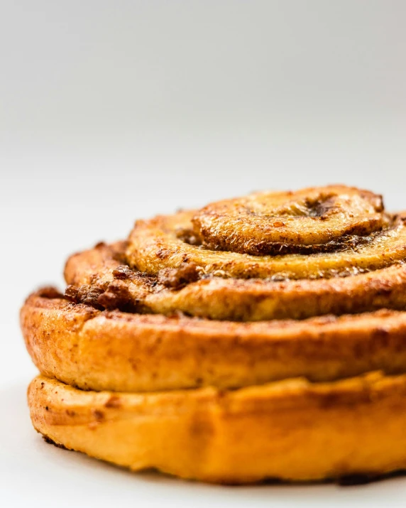 some pastries are sitting on the table together