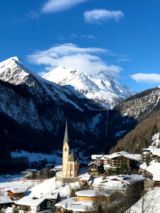 the city of garmi, in the french alps