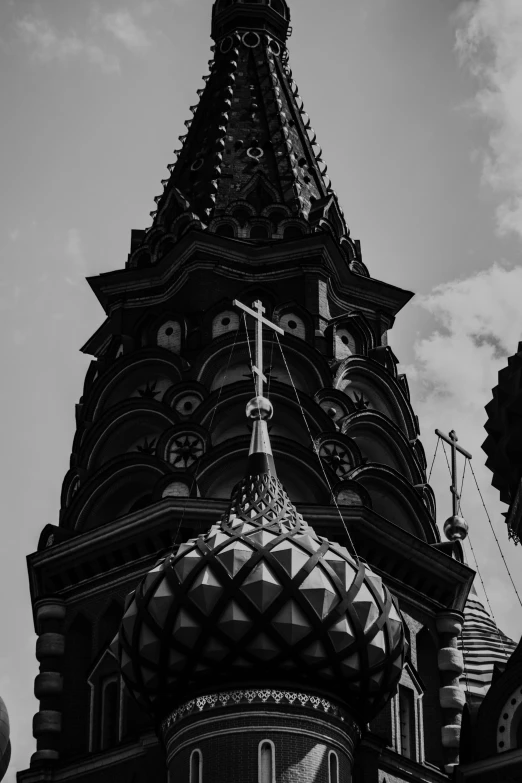 this is an image of the steeple of a building