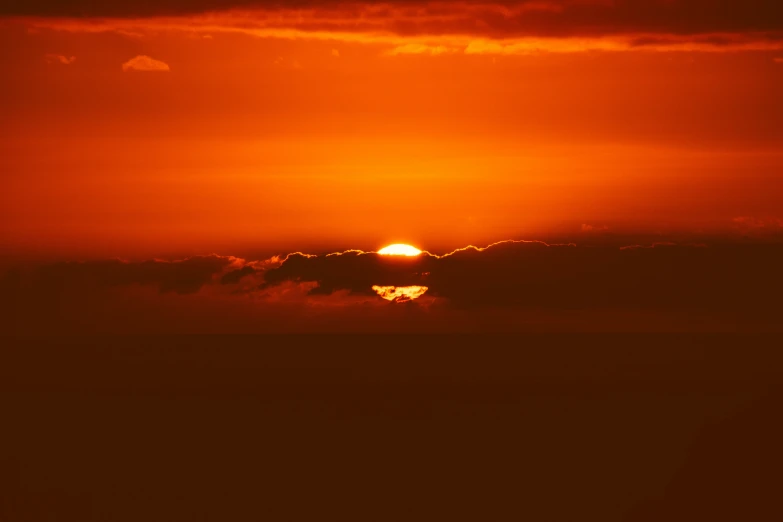 a large bright yellow sun with the clouds partially hidden