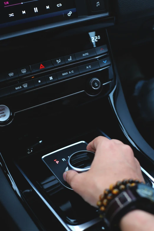 a car's manuals display and navigation panel is shown